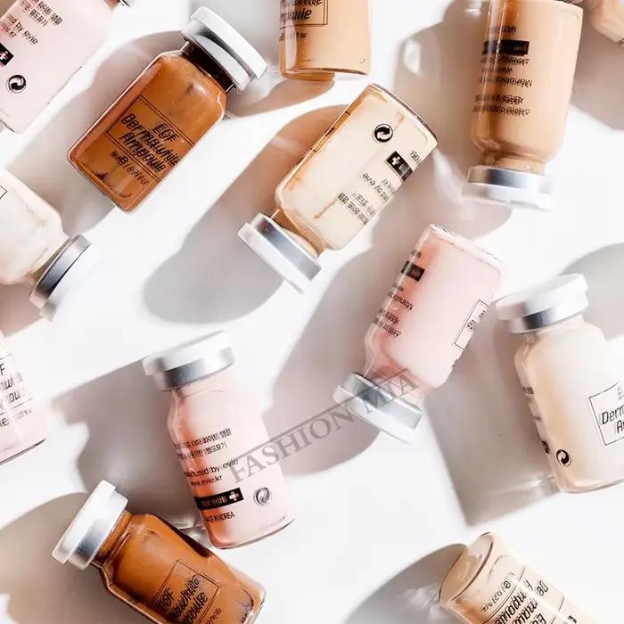 Kit de démarrage coréen 8ml BB Cream Ampoule Skin Booster Peptides/Niacinamide Fond de Teint Crème Anti-rides Hydratante Soin de la Peau