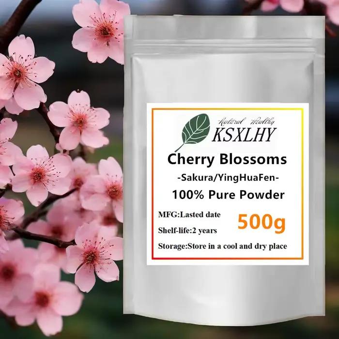 Poudre de Sakura de fleur de cerisier naturelle pure rose