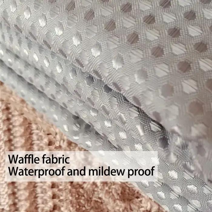 Rideau de douche imperméable et résistant à la moisissure, avec 12 crochets, ensemble de rideaux imprimés de plantes de douche modernes pour salle de bain