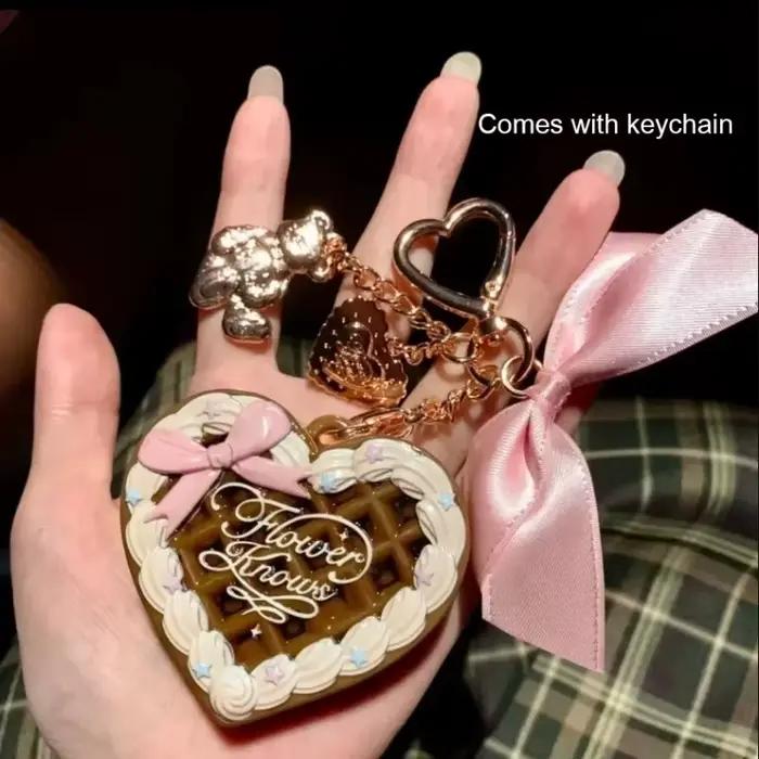Poudre fixatrice de maquillage Flowerknows THE SWEETIE BEAR Mini Honey Face Powder Pendant