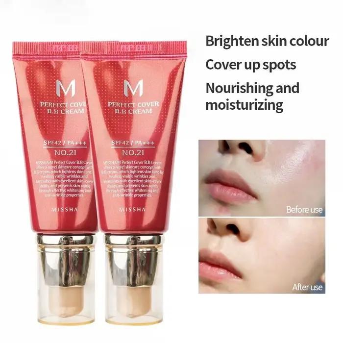 MISSHA M couverture parfaite Bb crème 50ml correcteur hydratant même le teint et le maquillage durable coréen soins de