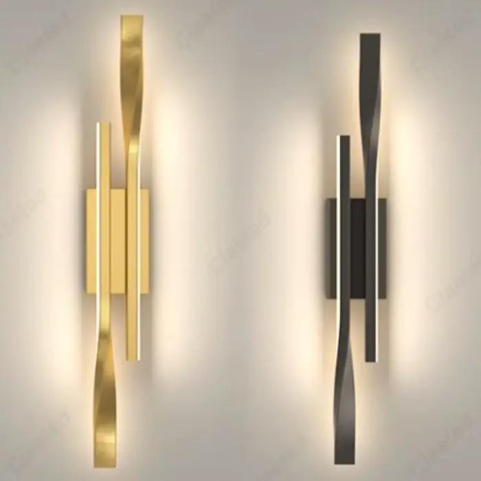 Lampe murale LED minimaliste moderne pour salon, couloir, chambre à coucher, éclairage décoratif de chevet