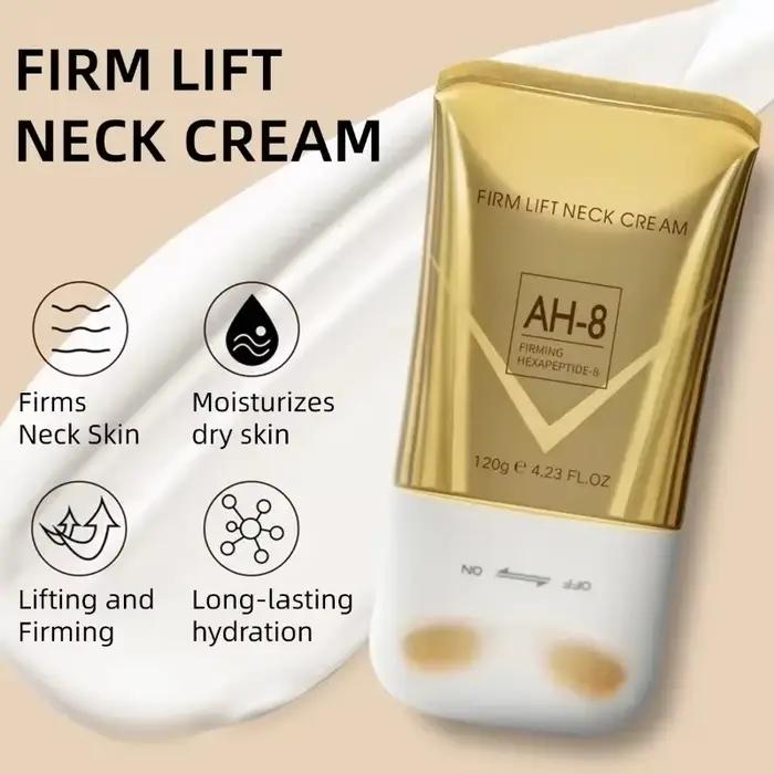 Crème raffermissante pour le cou AH-8 pour la peau crêpee