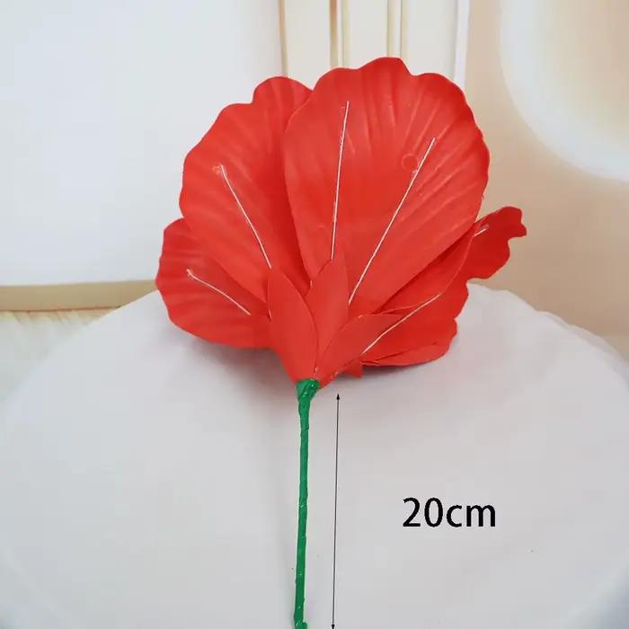 Nouveau 50 cm PE pivoine artificielle géante Photo accessoires Simulation pivoine fleur fond décoration murale fleur spectacle accessoires fausses fleurs