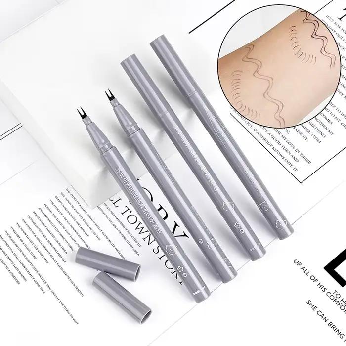 Eyeliner liquide ultra-fin à 2 pointes en fourche