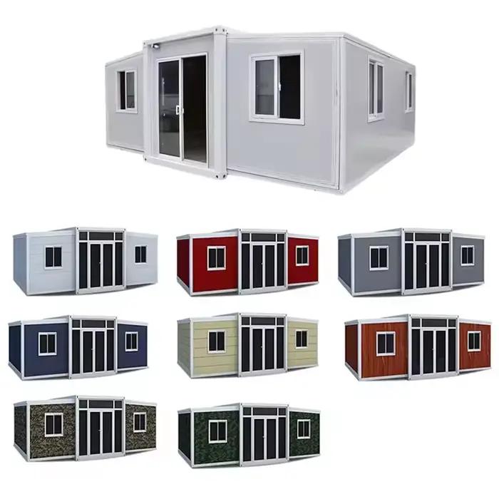 Maisons préfabriquées personnalisées de haute qualité, conteneurs habitables à faible coût de 20 et 40 pieds pour la vie quotidienne