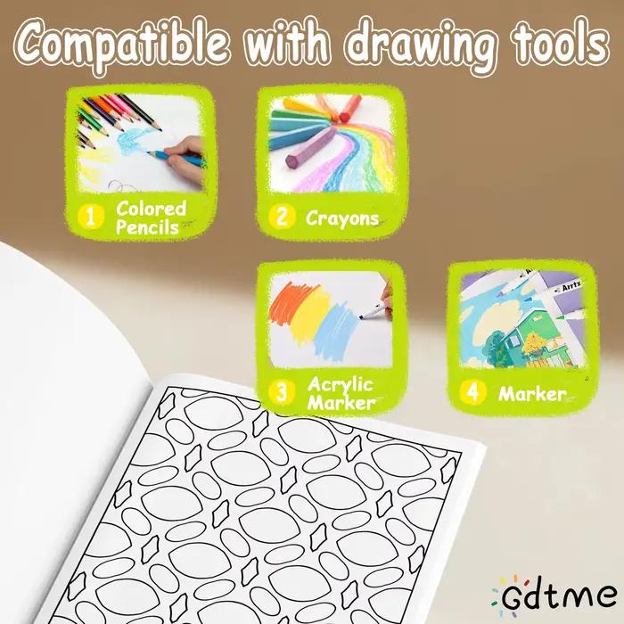 Livre de coloriage géométrique : motifs abstraits, motifs complexes de Mandalas pour adultes, livres de dessin anti-Stress et relaxants