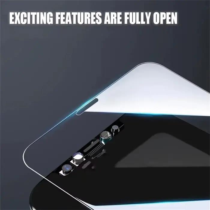 Verre trempé HD pour iPhone 17 Pro Max 18 16 16e 15 14 13 12 Mini 11 Air, films de protection d'écran pour iPhone XR XS 7 8 Plus.