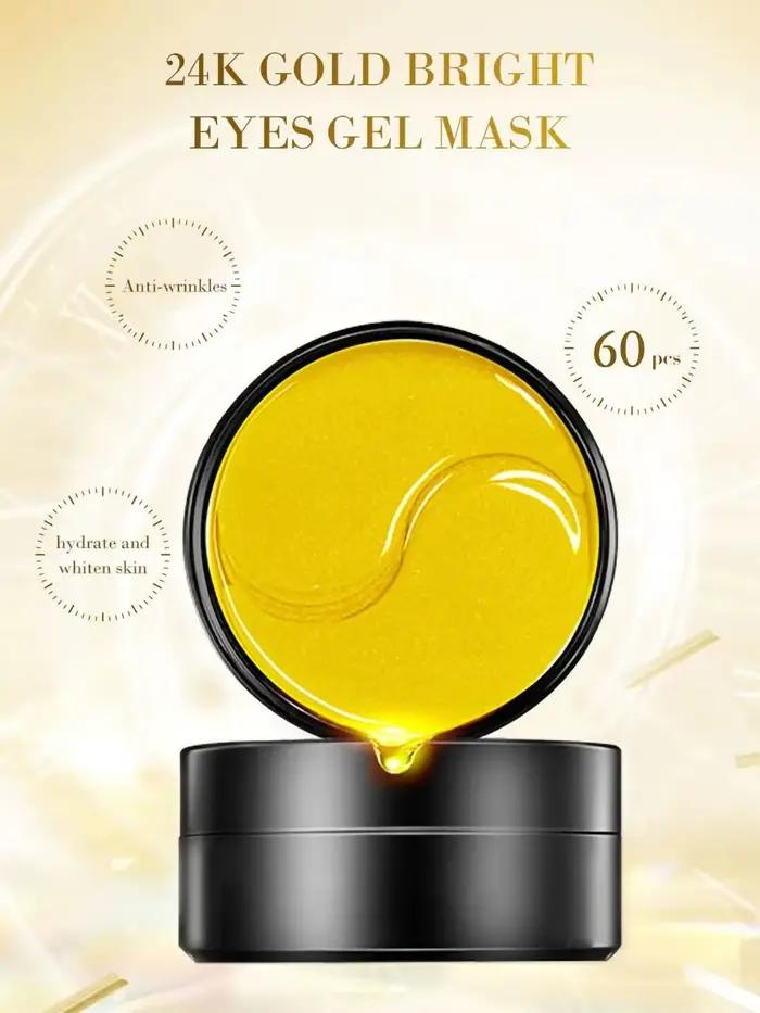 Masque hydratant doré pour les yeux