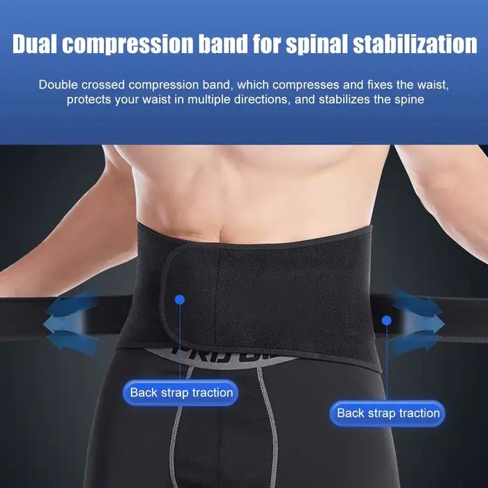 Ceinture de soutien dorsal pour hommes et femmes, ceinture de soutien lombaire, attelle dorsale, hernie discale, artica contrasté, scoliose