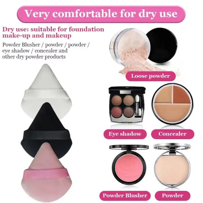 Houppettes en velours pour finition de maquillage parfaite