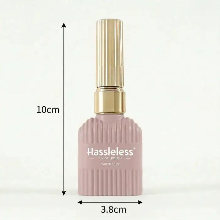 Vernis à ongles en gel UV transparent rose nude 15 ml