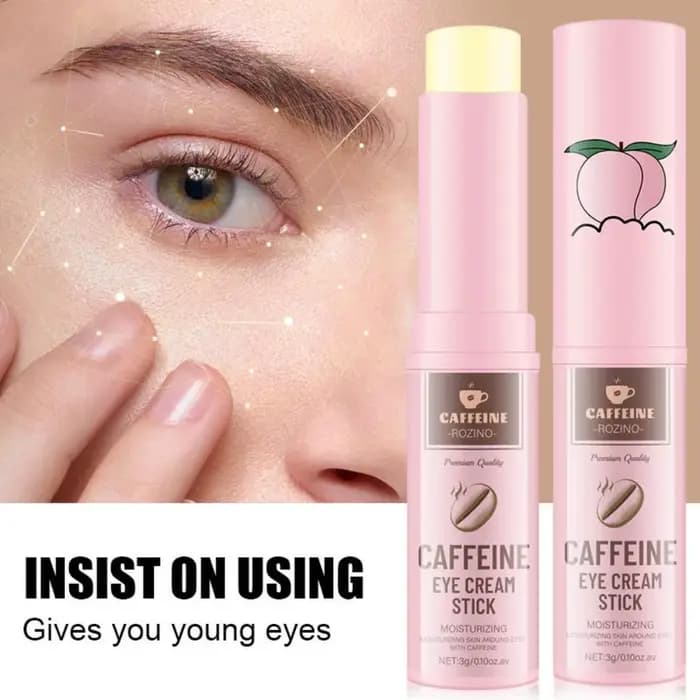 Stick de crème contour des yeux réparatrice à la caféine : hydratation et effet liftant