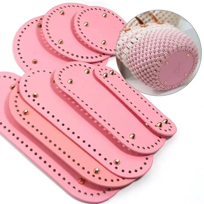 12 /15 /18cm sac rond bas Shaper Rivets sac Crochet tissé à la main bricolage pour coussin fait à la main sacs sac Base