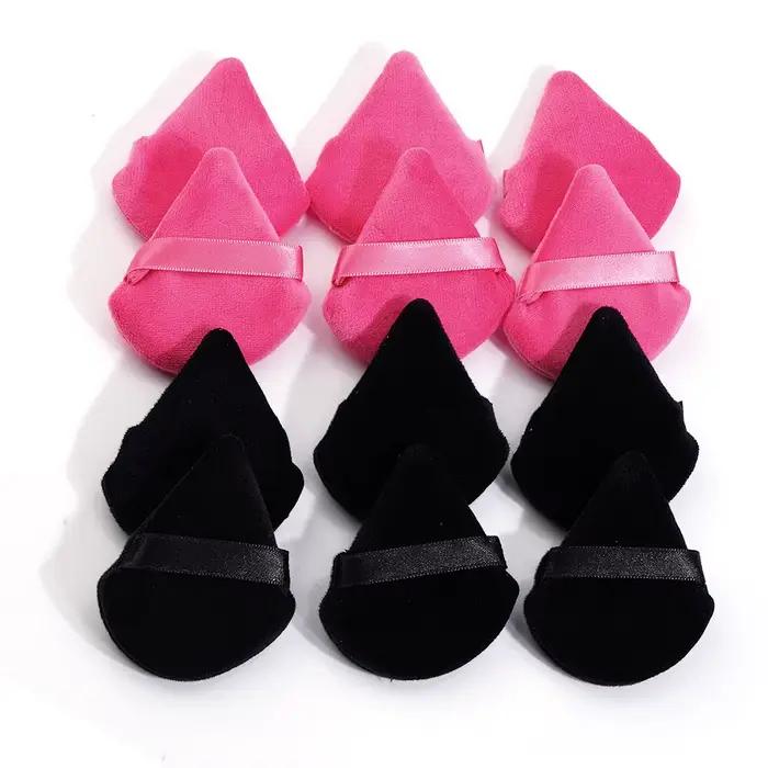 Houppette de poudre triangulaire