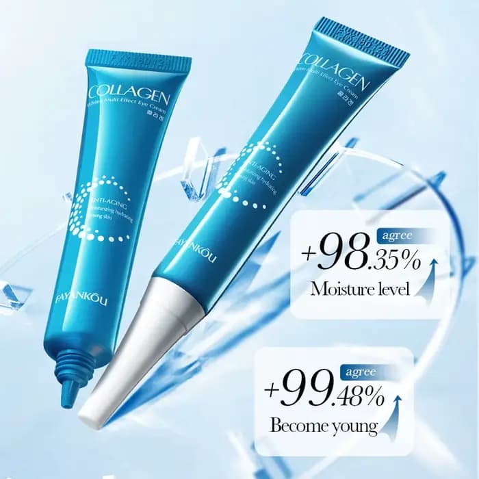 Masque pour les yeux au collagène cristal