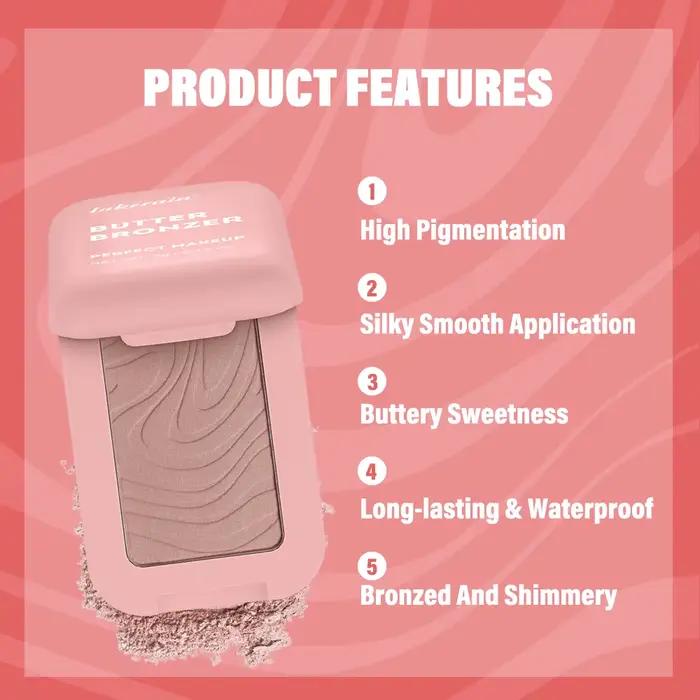 Bronzant maquillage Contour doux mat haute Pigmentation longue durée imperméable bronzé et scintillant Palette poudre