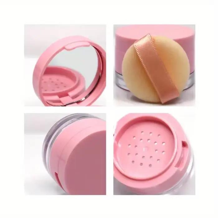 Boîte de poudre portable mini pour voyage