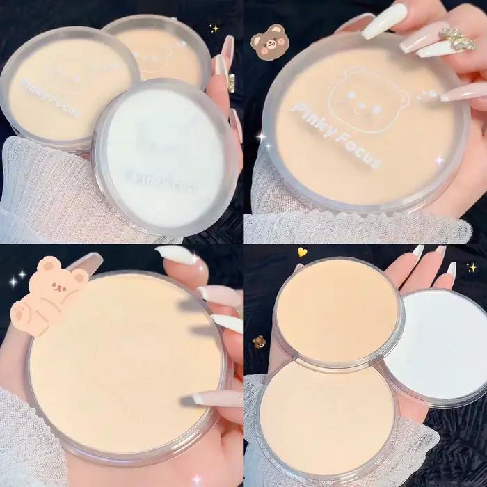 Poudre de maquillage hydratante durable, contrôle de l'huile, éclaircissant, correcteur, léger, respirant, imperméable, cosmétiques pour le visage