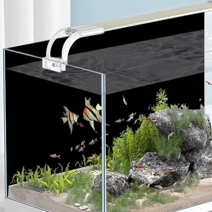 Fond d'aquarium statique adhésif noir, décorations murales pour aquarium, toile de fond sans couture pour aquarium