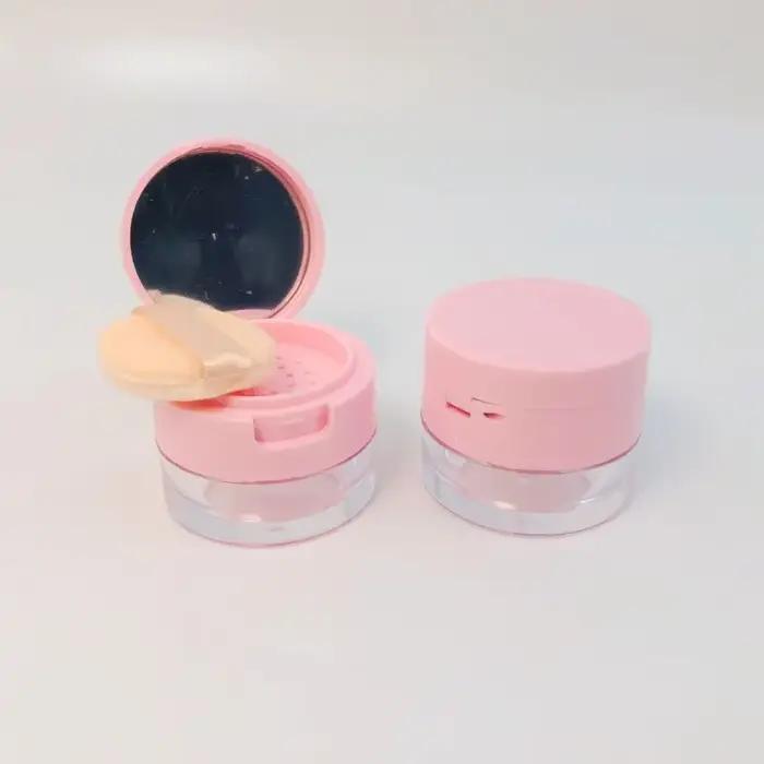 Boîte de poudre portable mini pour voyage