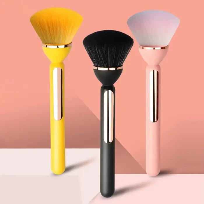 Lotus simple brosse poudre libre pinceau de maquillage outil de beauté doux unique