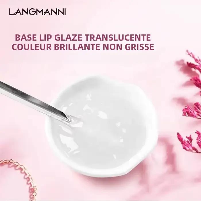 Bricolage clair brillant à lèvres huile de Base 20/50ML antiadhésif hydratant à la main Gel rouge