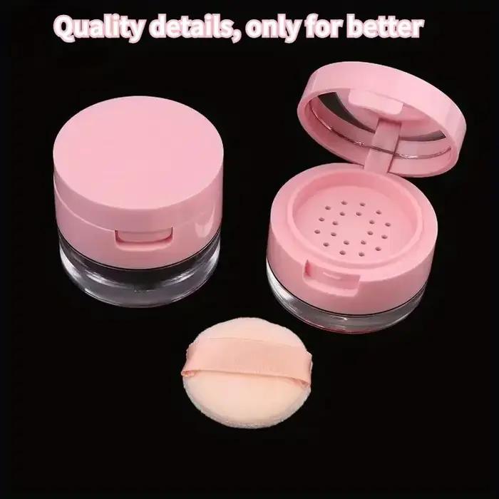 Boîte de poudre portable mini pour voyage
