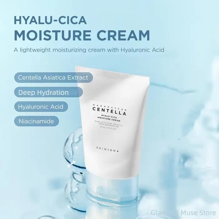 Sérum solaire hydratant Hyalu-Cica à la Centella coréenne SPF50 et crème hydratante