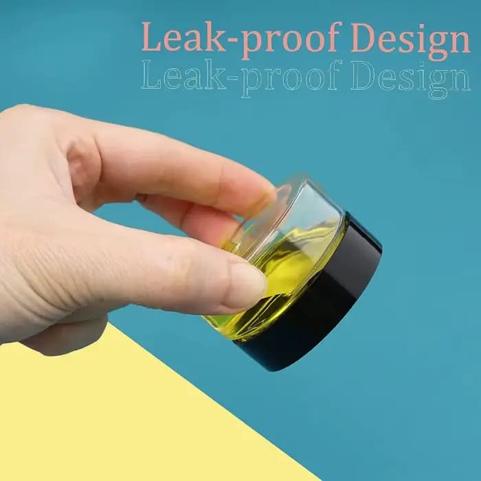 Pots de crème en plastique