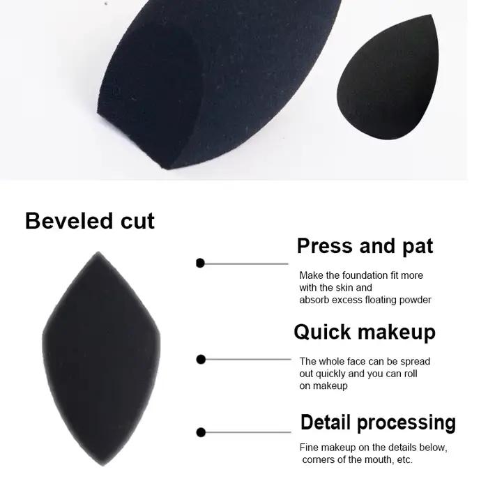 Oeuf éponge de beauté noir