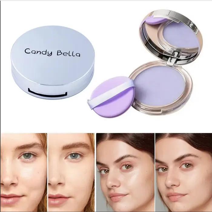 Candy Bella Violet Radiance Poudre fixatrice absorbant l'huile