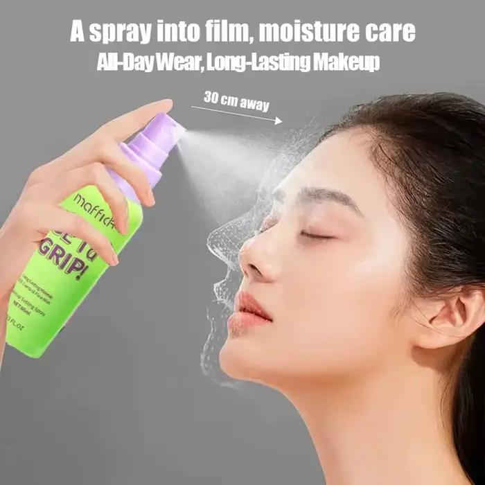 Spray Fixateur Matifiant Waterproof – Base de Maquillage Brillante et Mate