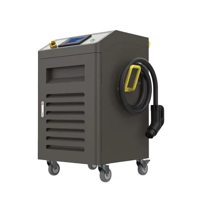 Station de recharge mobile pour véhicules électriques personnalisée avec fonction de paiement, équipement de recharge de voitures électriques commercial pour l'extérieur