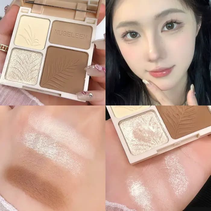 Palette de maquillage 4 couleurs : Enlumineur