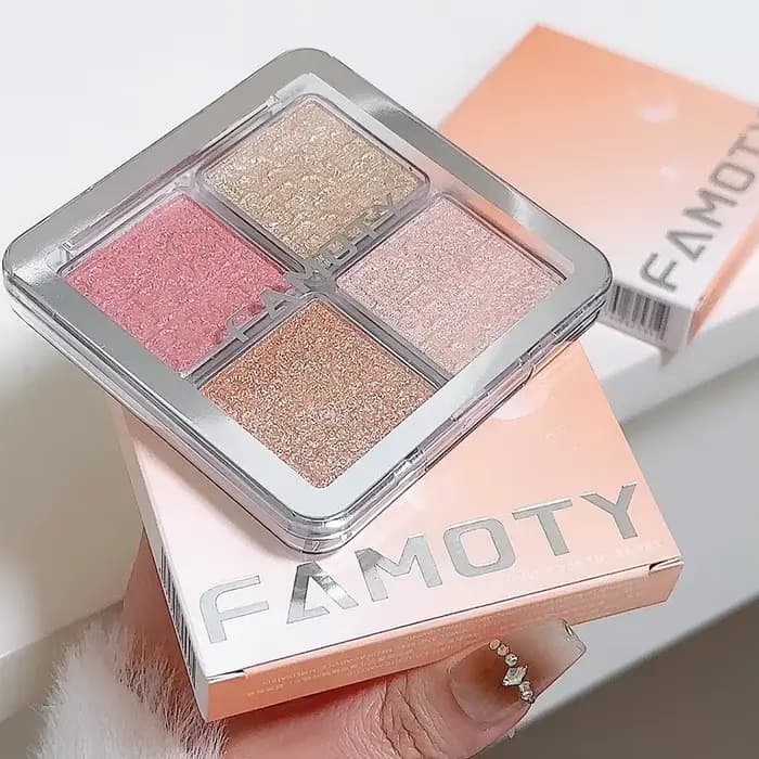 Palette de surligneurs pour le visage