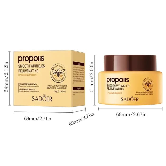 Crème pour le visage à la propolis