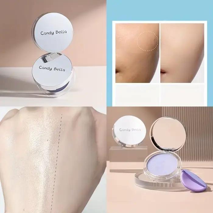 Candy Bella Violet Radiance Poudre fixatrice absorbant l'huile