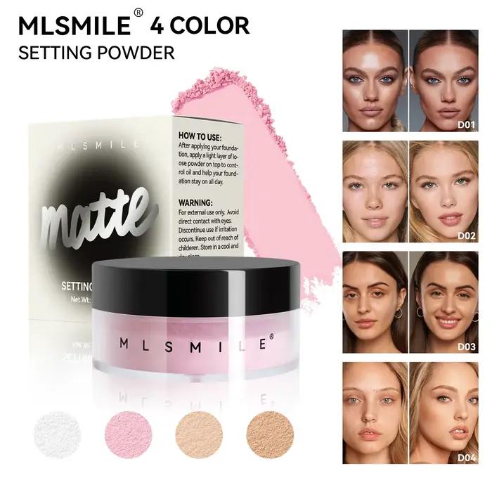 Poudre libre mate 4 couleurs