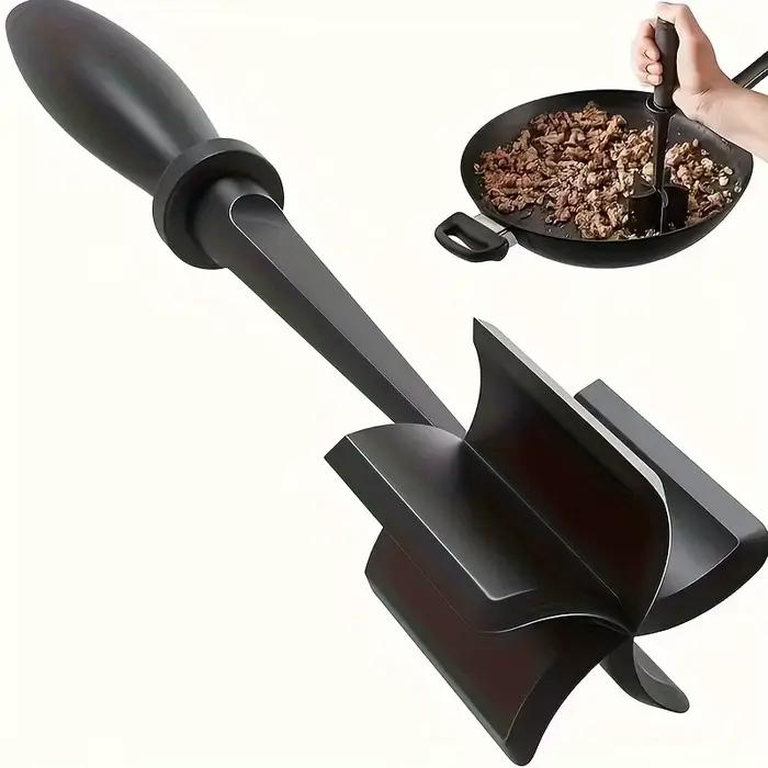 1 pièce Hachoir à viande manuel domestique, mixeur à riz, broyeur à viande, pilon à viande, outil de cuisine
