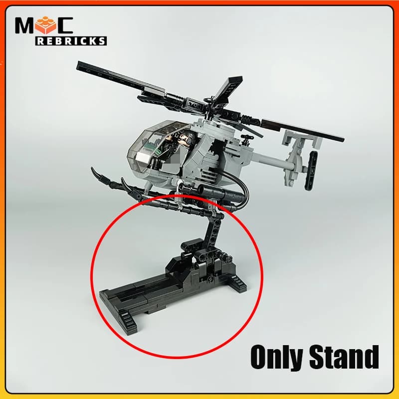 WW II Série Militaire Nouvelle MH-6 Petits Oiseaux Hélicoptères Avec Soldes MOC décennie s De Constr