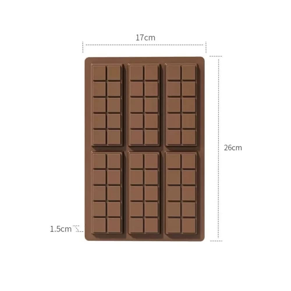 Moules pour barres de chocolat – Moules à chocolat antiadhésifs, moules profonds en silicone de qual
