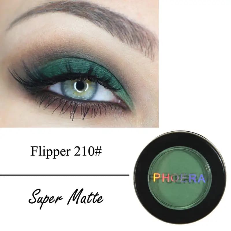 PHOERA-Poudre d'ombre à barrage, 12 couleurs, 256, pigment imperméable, longue durée, maquillage bea