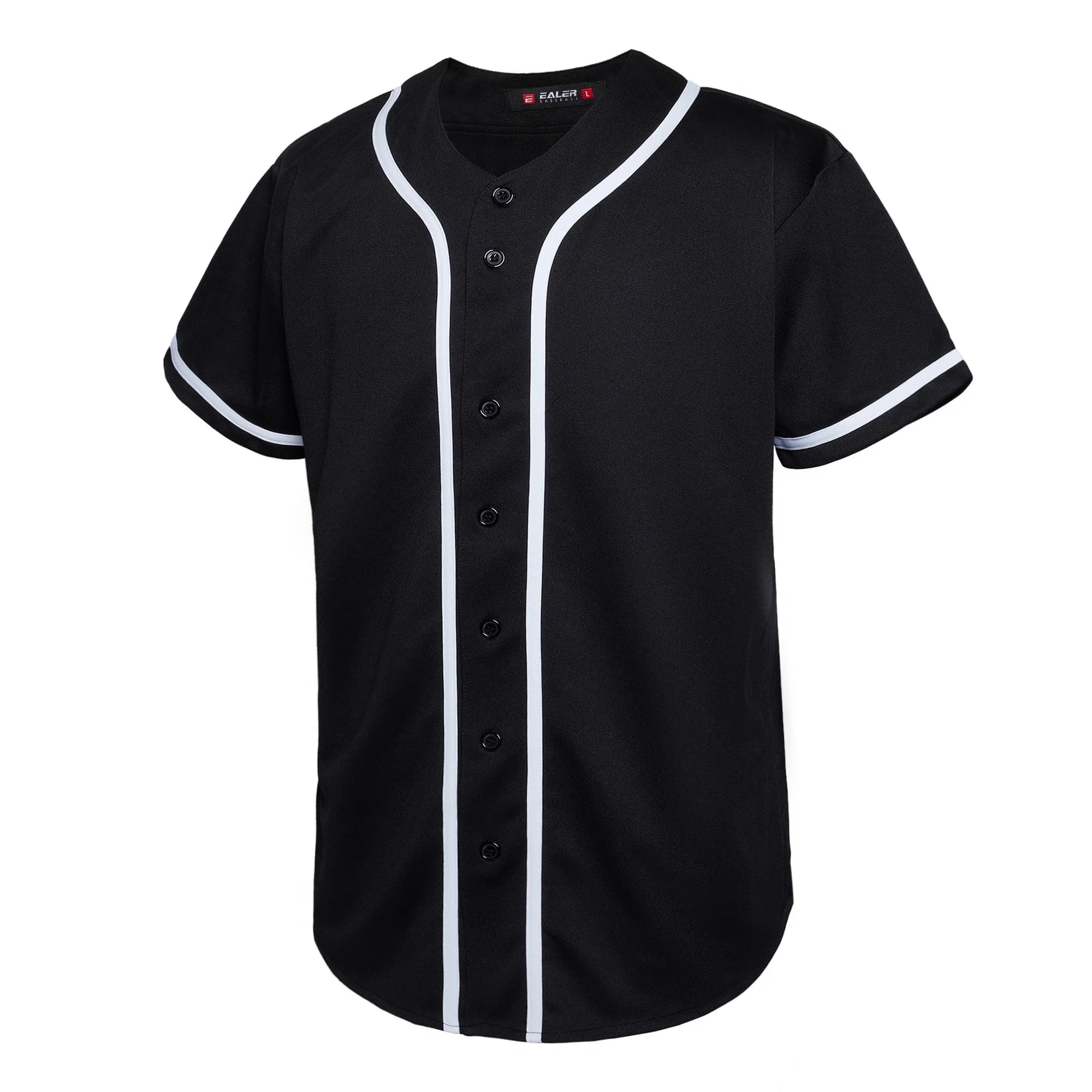 EALER BJ80 série hommes maillot de Baseball chemises boutonnées à manches courtes Hipster Hip Hop un