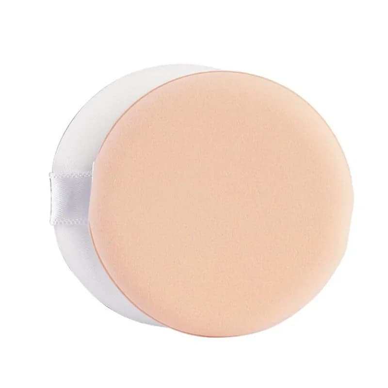 Lot de 3 éponges cosmétiques pour fond de teint, non-latex, double usage sec et humide, éponge ronde