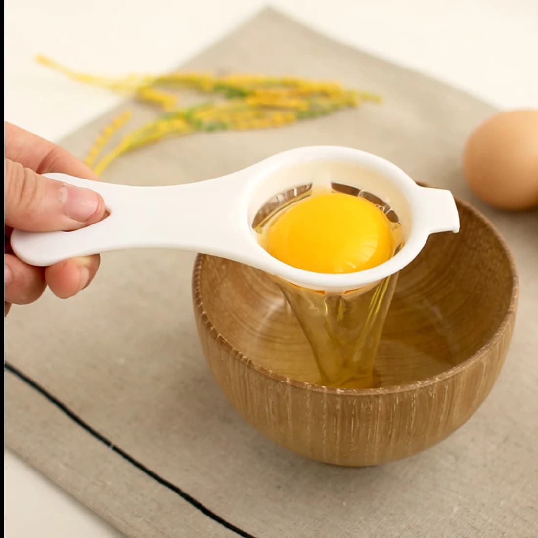 Mathiateur de jaune et de blanc d'œuf, gadgets de cuisine, outils de cuisson, passoire