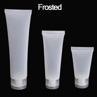 Tubes souples PE 15ml 20ml 30ml 50ml 100ml, 30 pièces/lot, Tube de crème à récurer transparent, nett