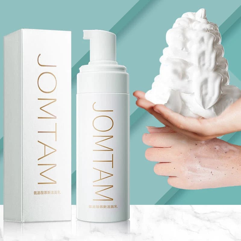 Nettoyant pour le visage aux acides aminés, mousse nettoyante pour le visage, contrôle de l'huile hy
