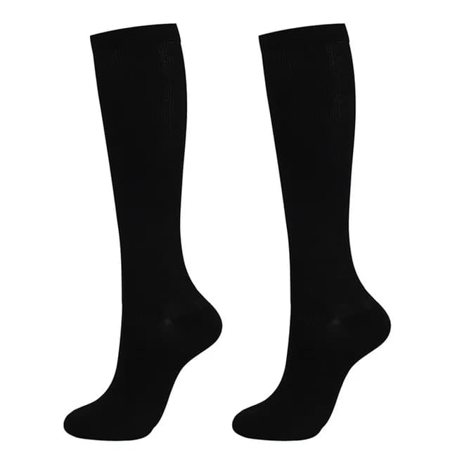 Bas de Compression Sanguine en Surpoids, Amincissant, Anti-Fatigue, Confortable, Solide, pour Docume