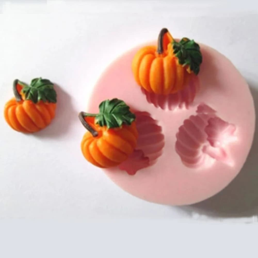 3D bricolage Mini citrouille Fondant gâteau chocolat sucre artisanat moules Silicone cuisson moules 